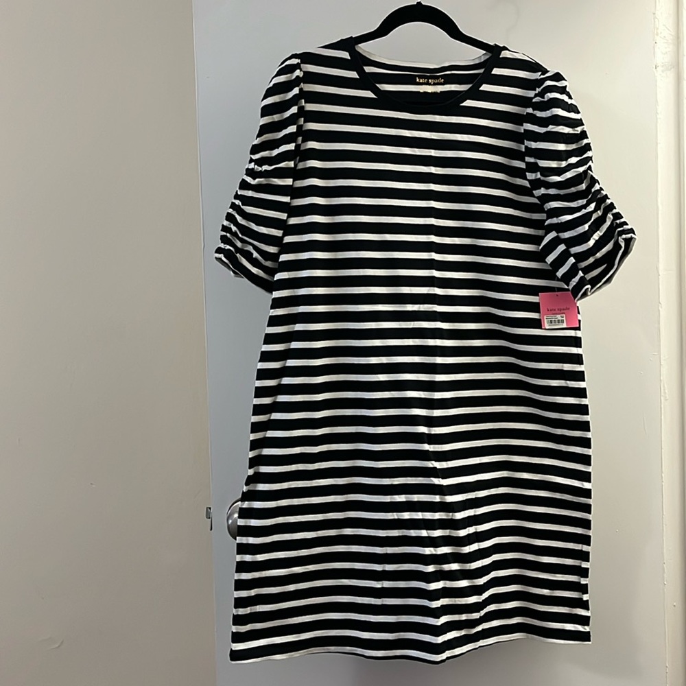 NWT Kate Spade black & white dress size XXL
